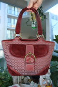 Vintage Coach Soho Signature Monogram Mini Tote Bag (Style 7081)