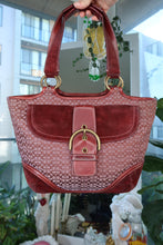 Load image into Gallery viewer, Vintage Coach Soho Signature Monogram Mini Tote Bag (Style 7081)
