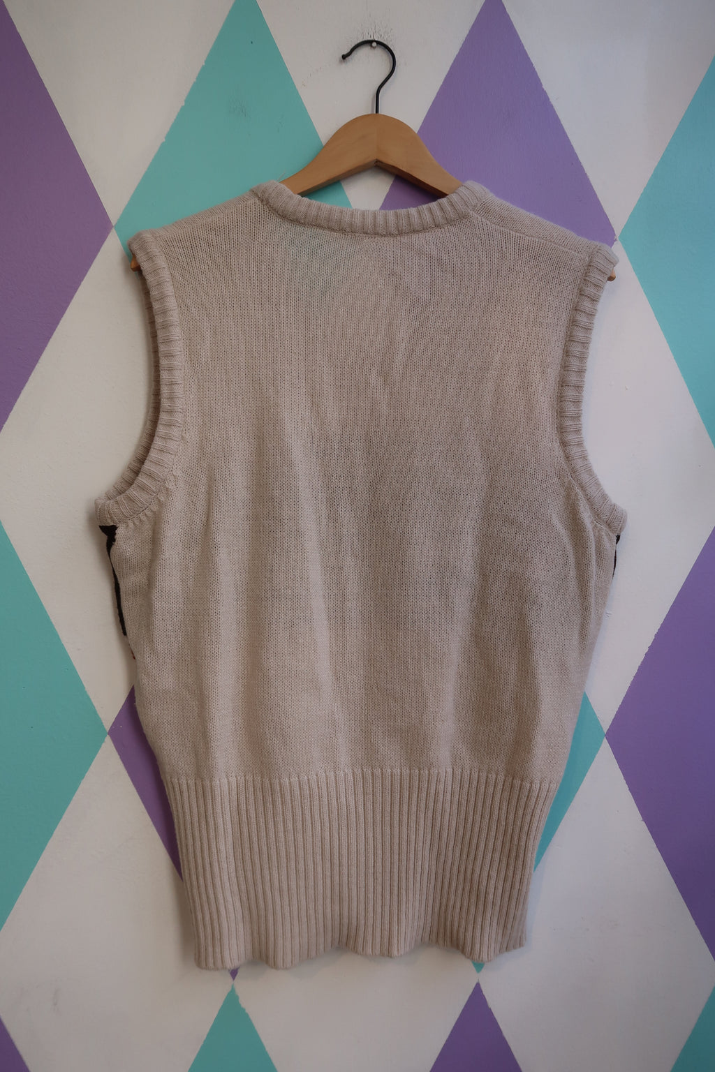 Vintage 1970s Apple Knit Sweater Vest