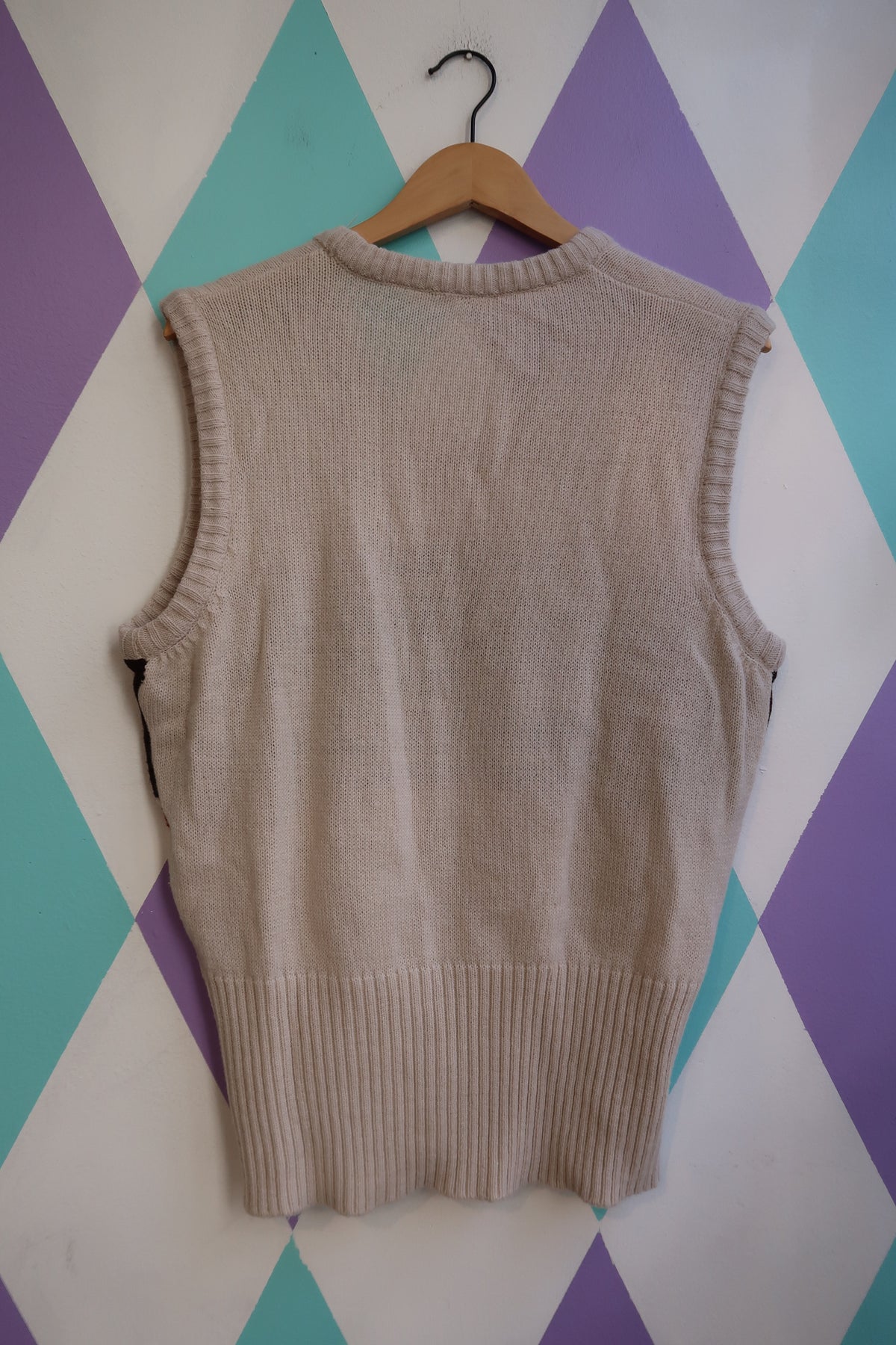 Vintage 1970s Apple Knit Sweater Vest