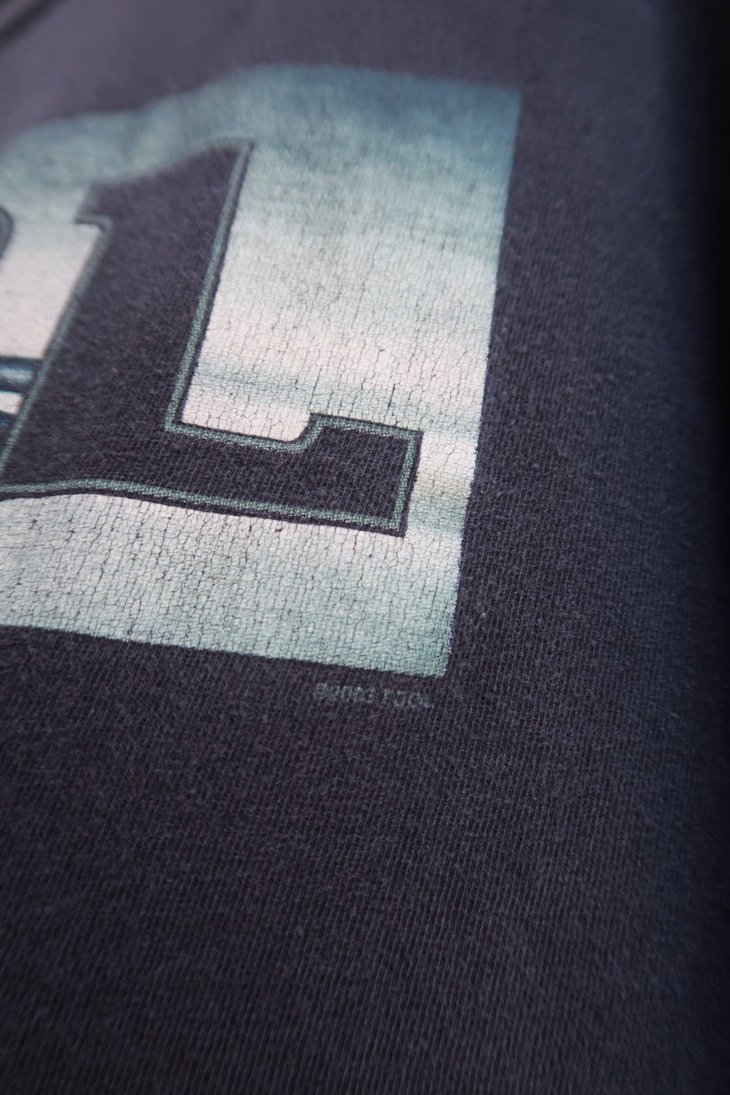Men's vintage 2000s Elektra Vintage long sleeve graphic T-shirt with bold band logo and vibrant print on black fabric.