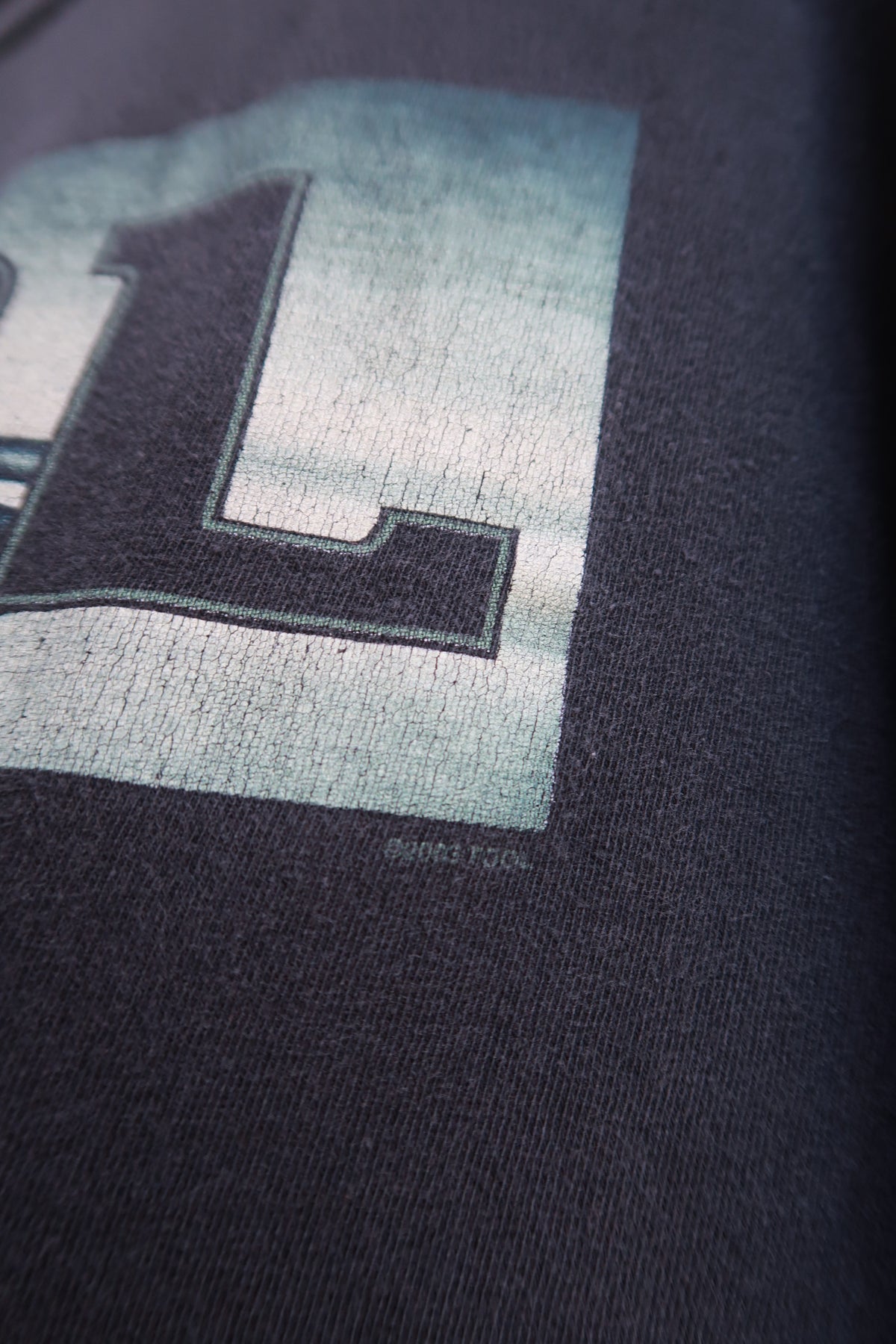 Men's vintage 2000s Elektra Vintage long sleeve graphic T-shirt with bold band logo and vibrant print on black fabric.