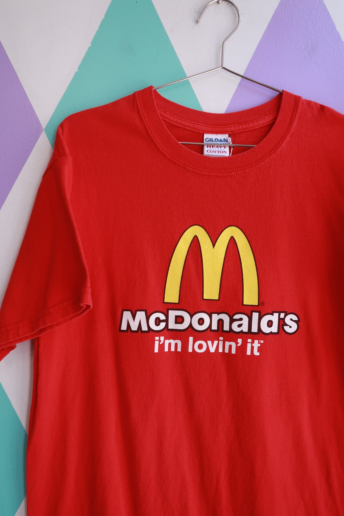 Men's vintage McDonald's Jason Keller NASCAR graphic tee by Elektra Vintage, featuring retro race car design on soft cotton fabric.