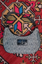 Load image into Gallery viewer, Vintage Y2K Baby Phat Monogram Denim Shoulder Bag with Studded Trim

