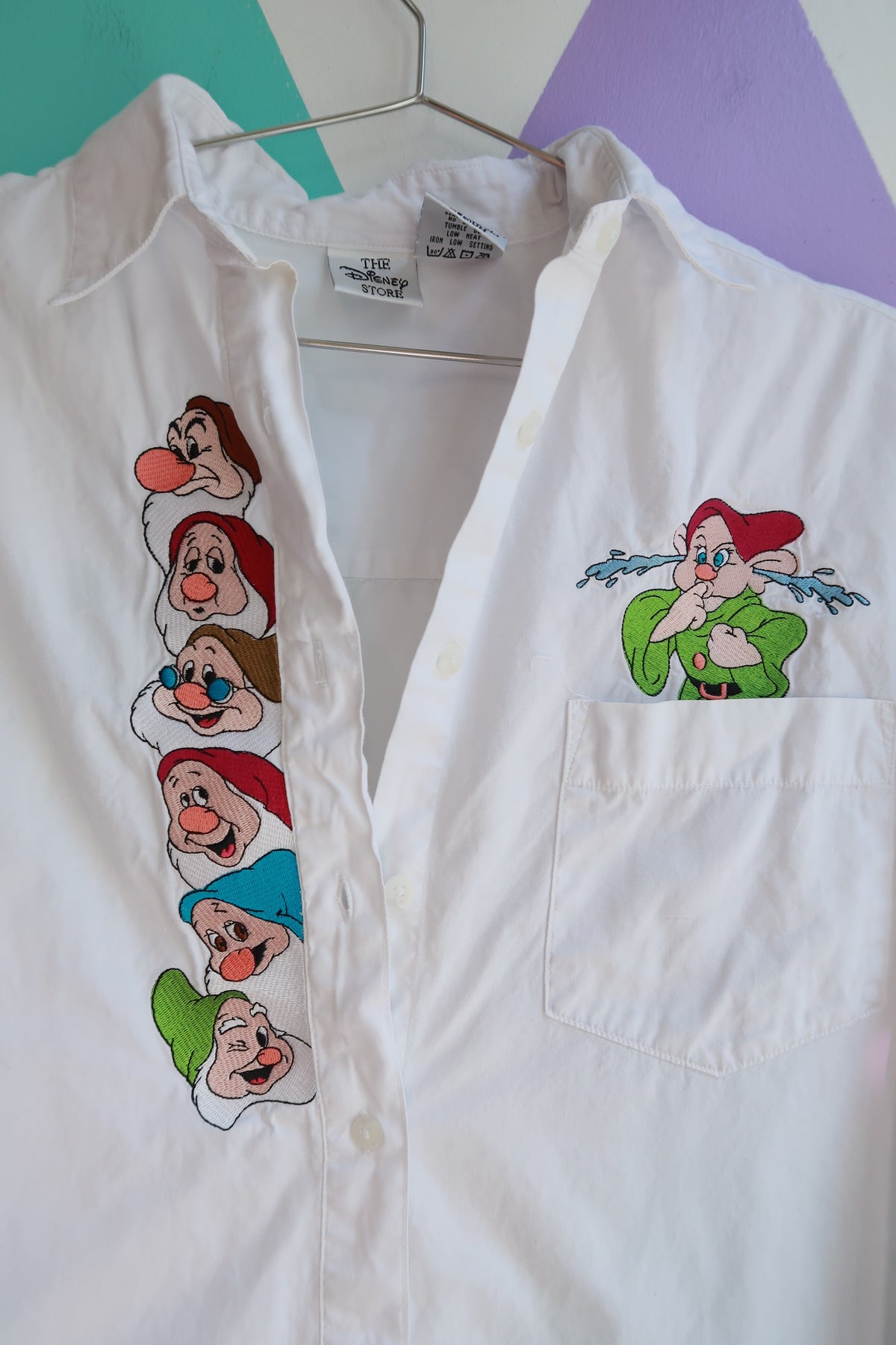Vintage Disney Store Snow White & the Seven Dwarfs Button Up Shirt