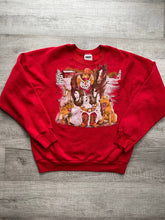 Load image into Gallery viewer, Vintage Cowboy Snowman Graphic Crewneck Sweater
