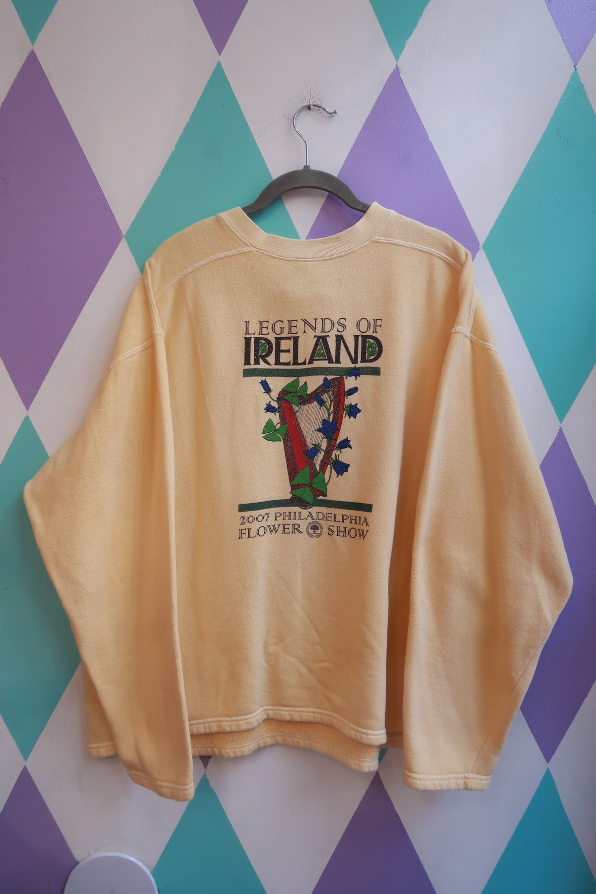 Vintage 2007 Philadelphia Flower Show Ireland Sweatshirt