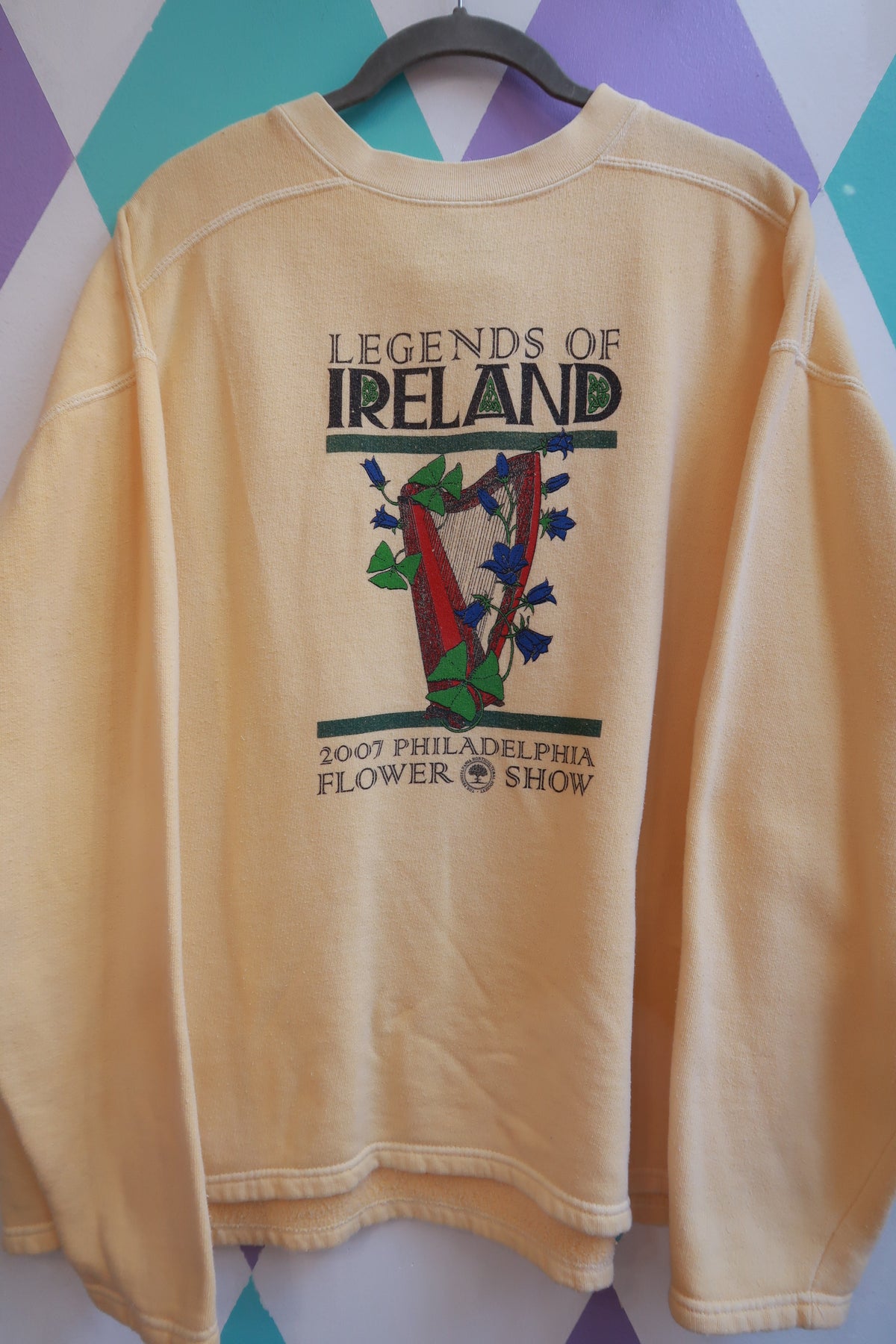 Vintage 2007 Philadelphia Flower Show Ireland Sweatshirt