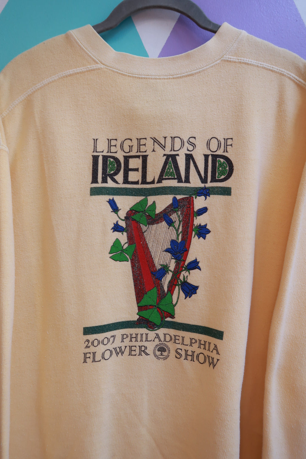 Vintage 2007 Philadelphia Flower Show Ireland Sweatshirt