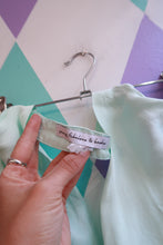 Load image into Gallery viewer, Ombre Mint Green Satin Halter Maxi Dress
