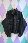 Vintage Levi’s Black Denim Trucker Jacket