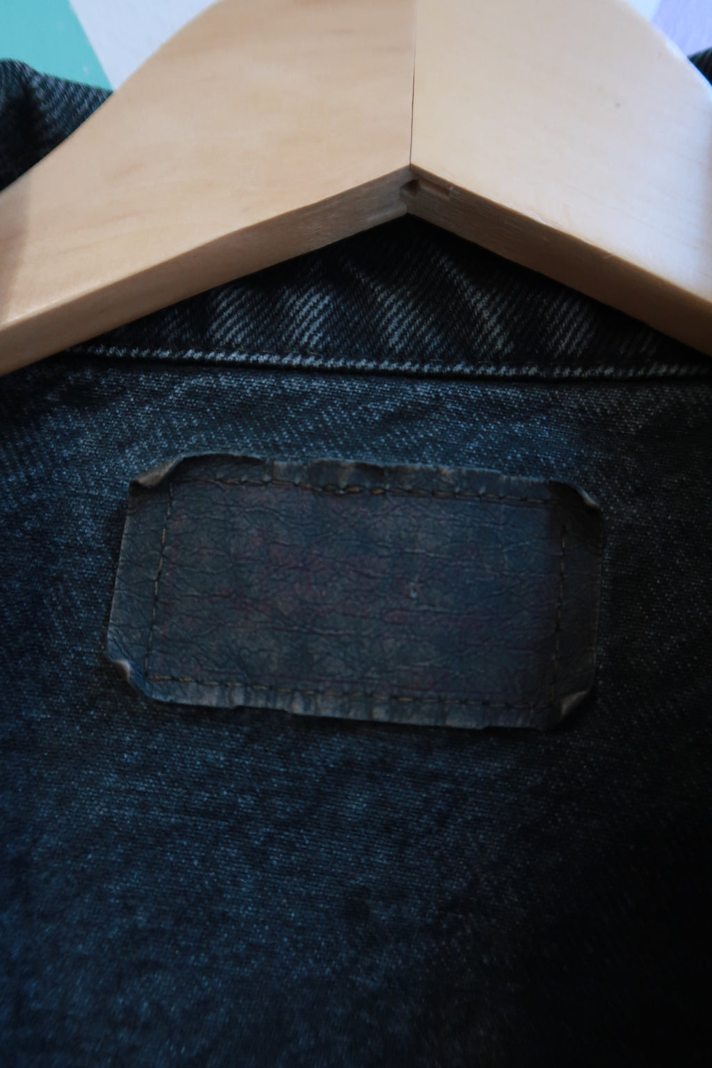 Vintage Levi’s Black Denim Trucker Jacket
