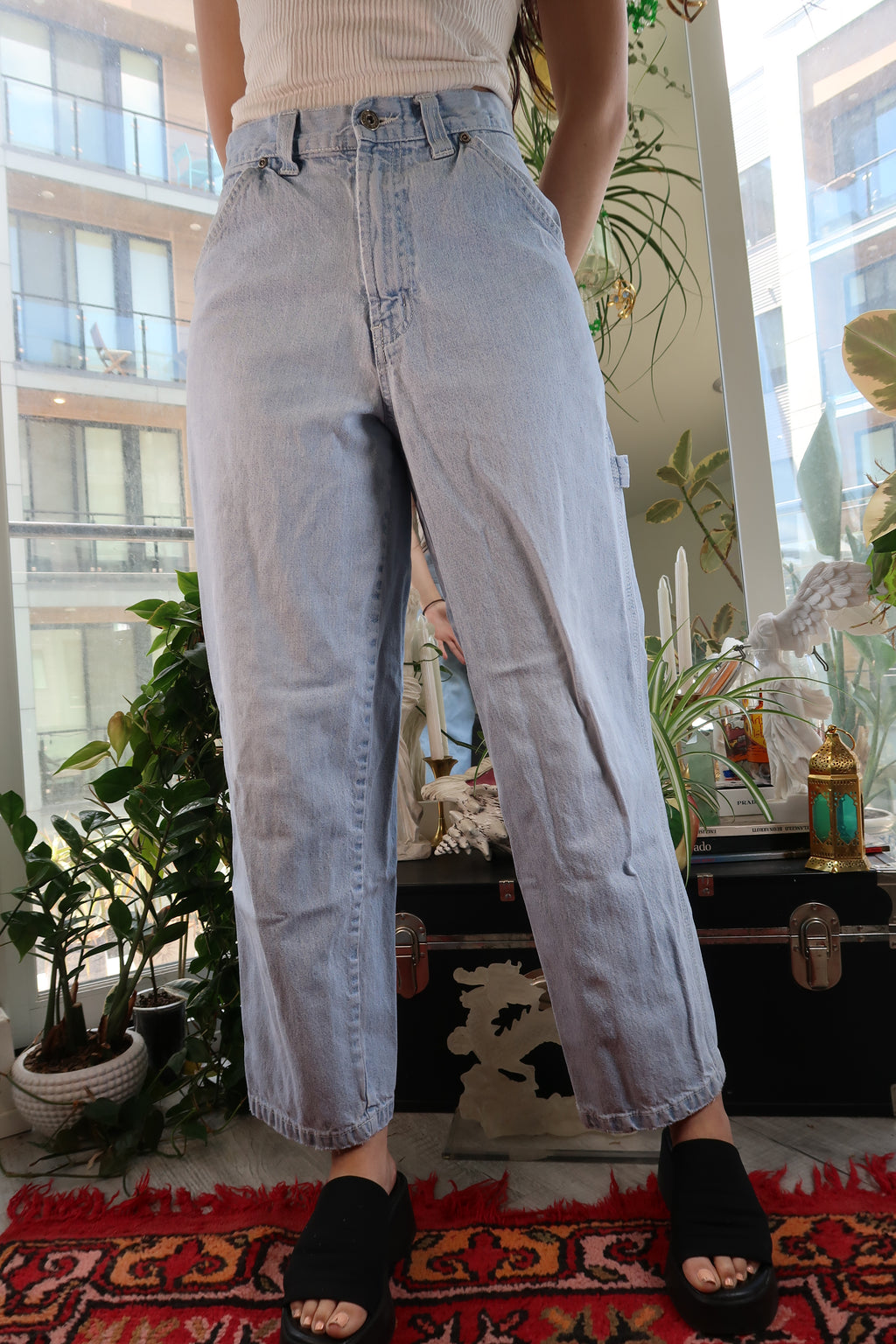 Vintage Light Wash Denim Jeans