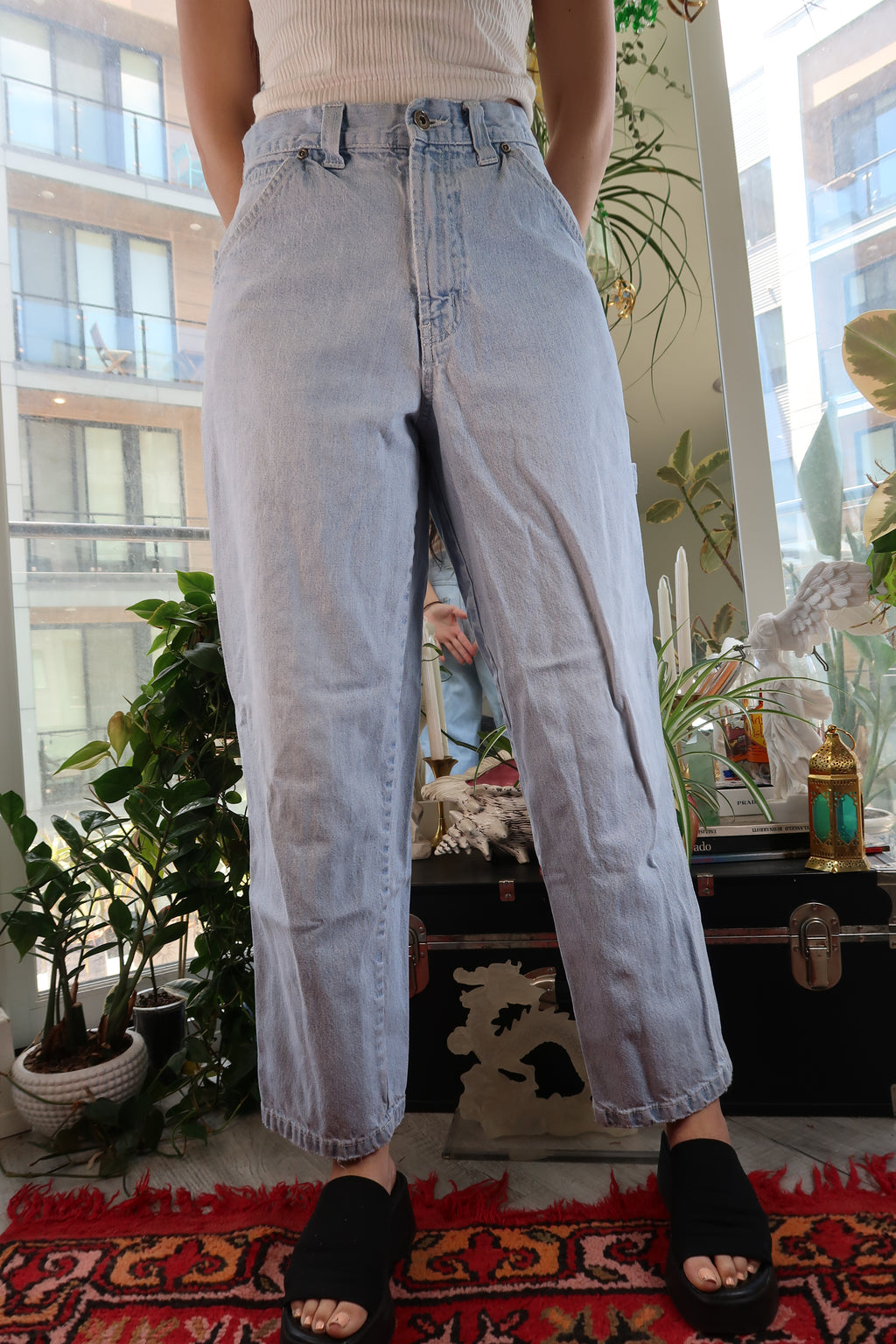 Vintage Light Wash Denim Jeans