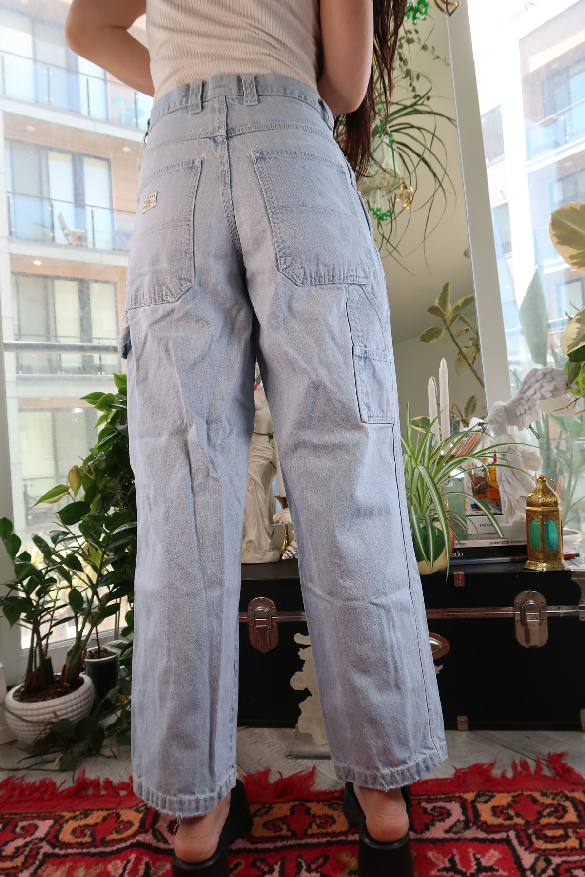 Vintage Light Wash Denim Jeans