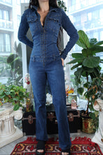 Load image into Gallery viewer, Vintage Y2K Jennifer Lopez Denim Jumpsuit
