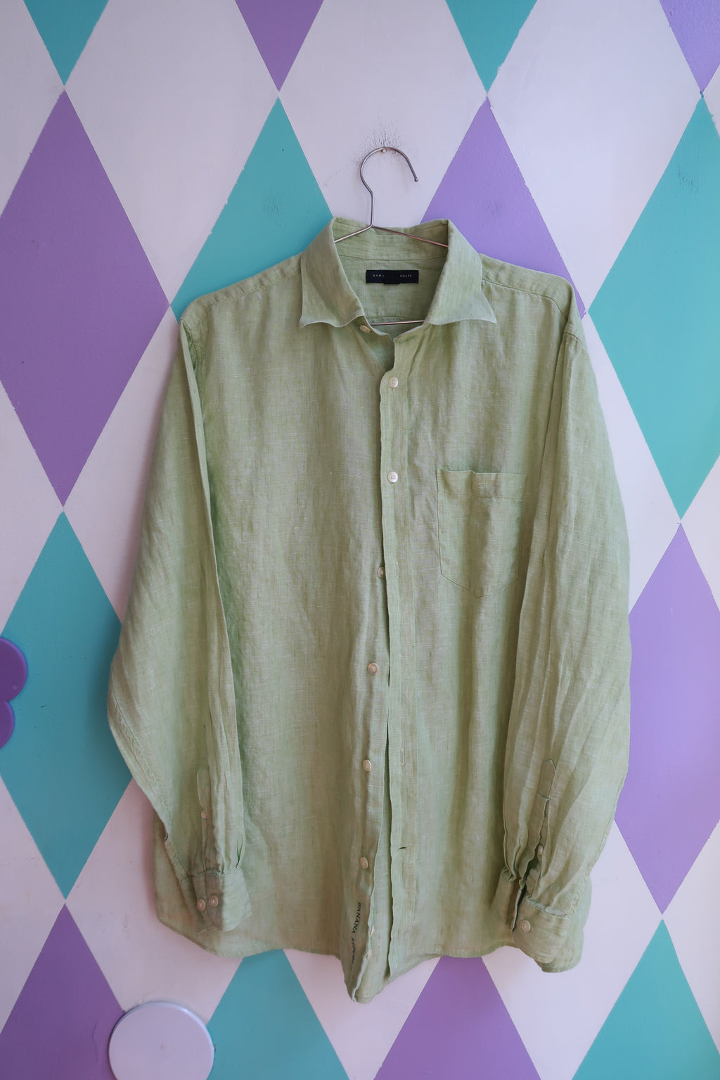2000s Banana Republic Linen Button Up Shirt