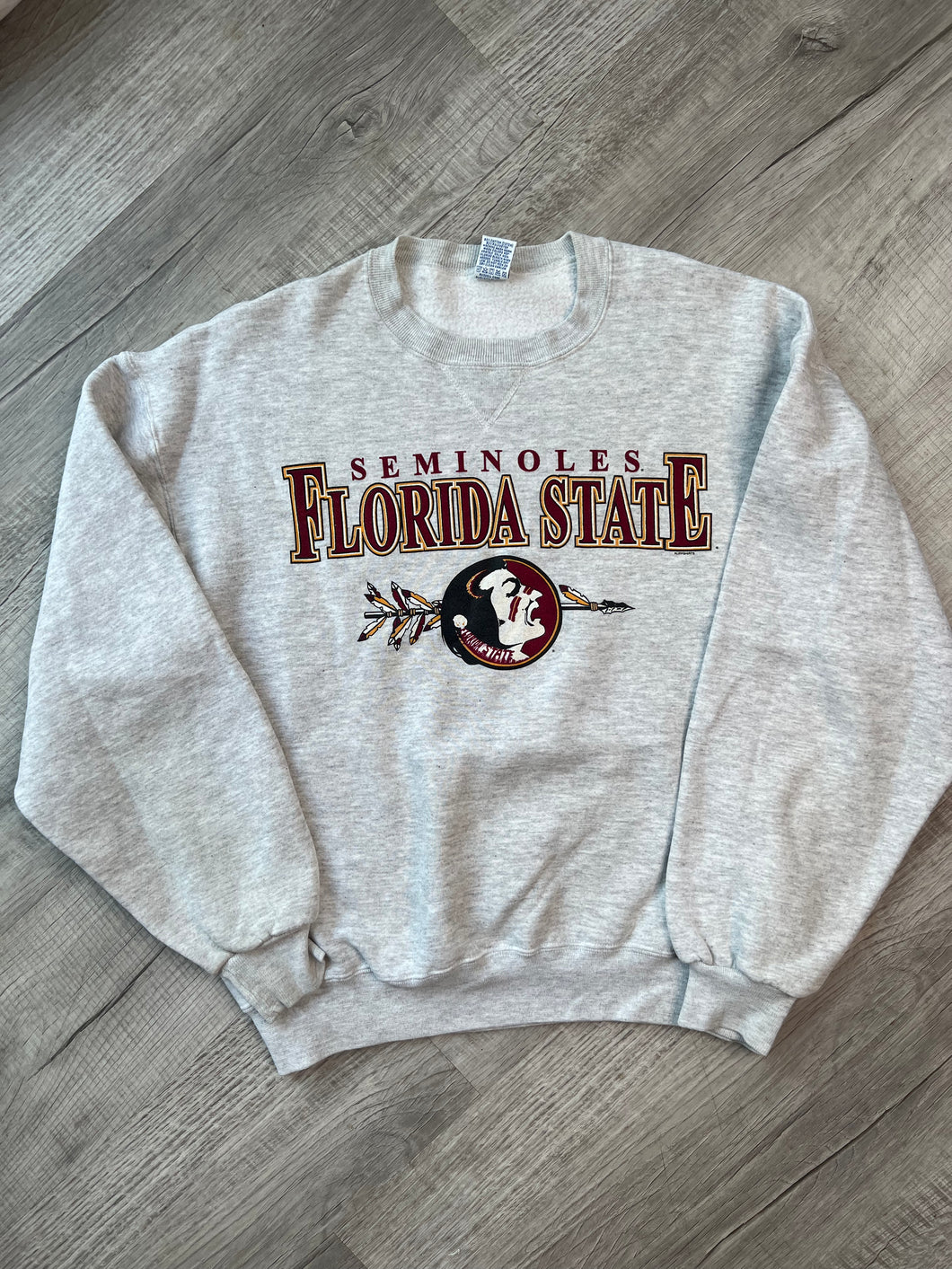 Vintage Florida State Seminoles Graphic Crewneck Sweater