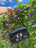 Vintage 2000s Guess Patent Leather Shoulder Bag - Elektra Vintage
