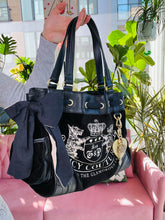 Load image into Gallery viewer, Y2K Vintage Juicy Couture Brown Black Daydreamer Handbag

