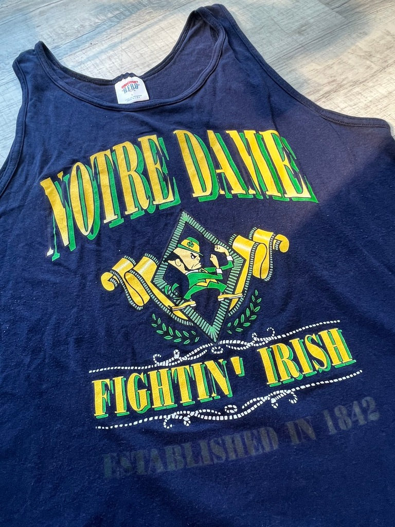 Vintage Notre Dame Fighting Irish Tank Top