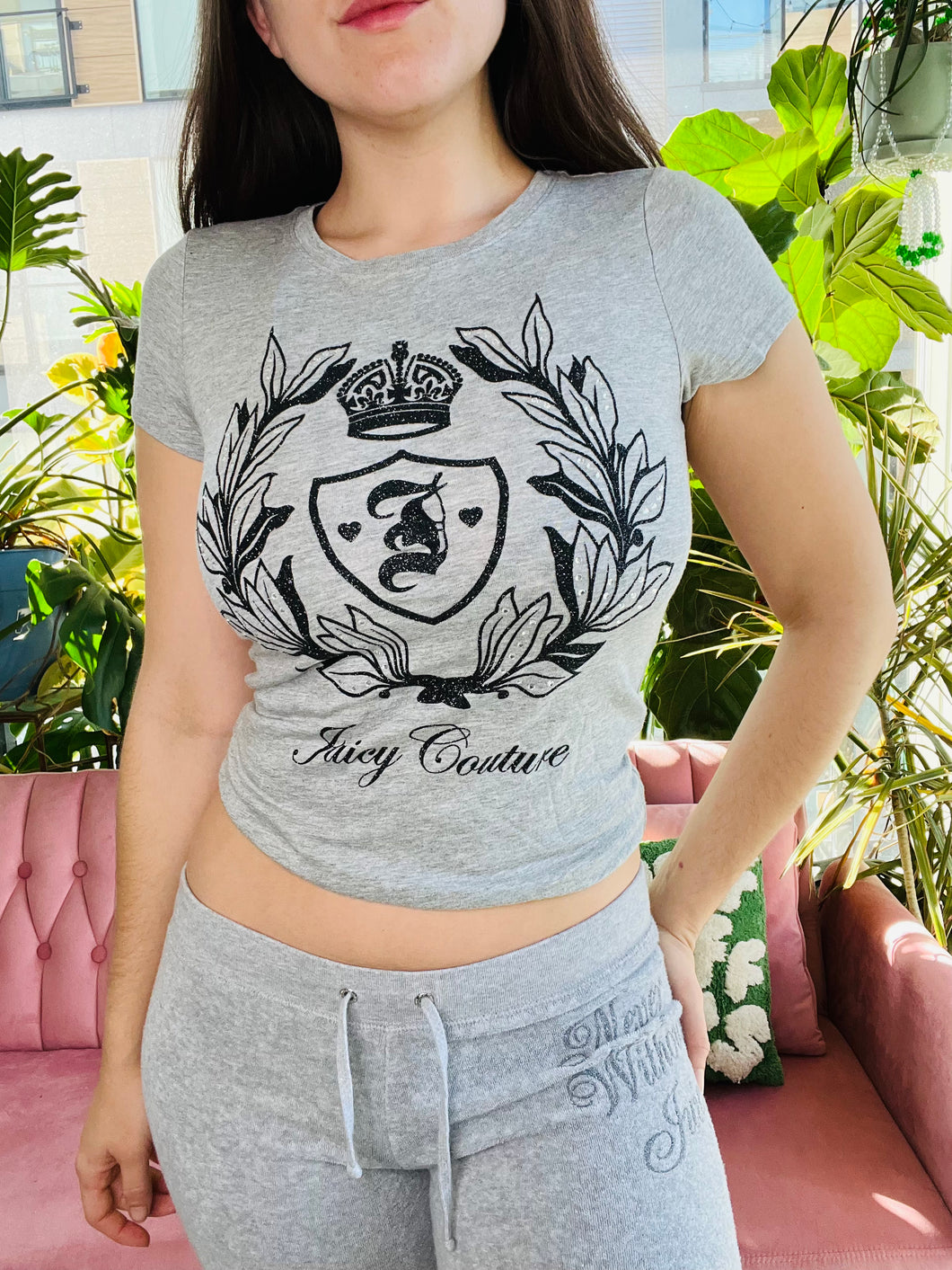 Y2K Juicy Couture Logo Graphic Tee