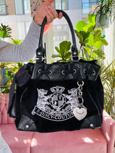 Load image into Gallery viewer, Y2K Vintage Juicy Couture Black Daydreamer Handbag
