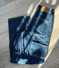 Load image into Gallery viewer, Vintage Dark Wash Introspect Umungus Cargo Jeans
